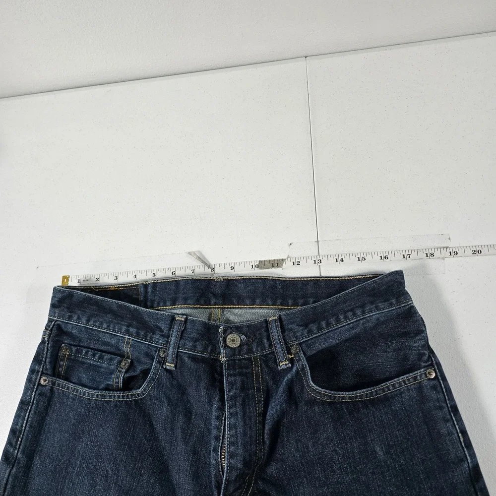Levis 559 Relaxed Straight Leg Jeans Mens 33x32 Dark Wash Blue Denim 100 Cotton